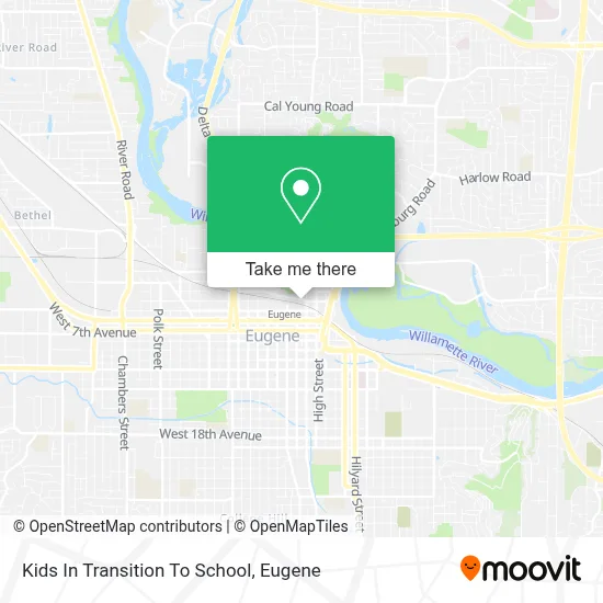 Kids In Transition To School map