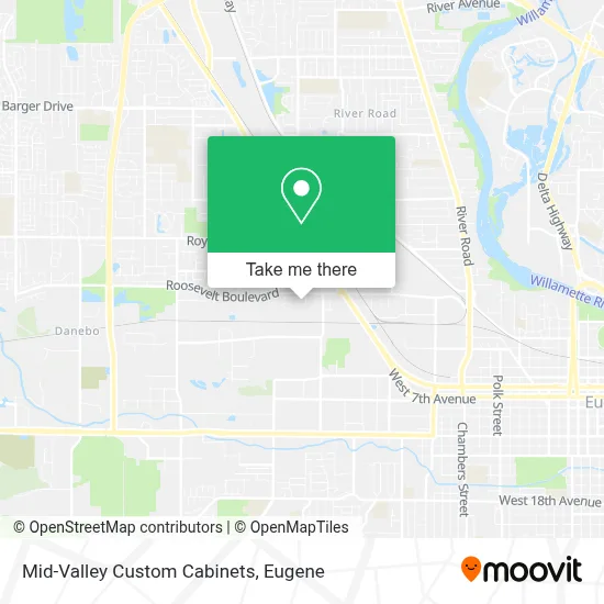 Mid-Valley Custom Cabinets map