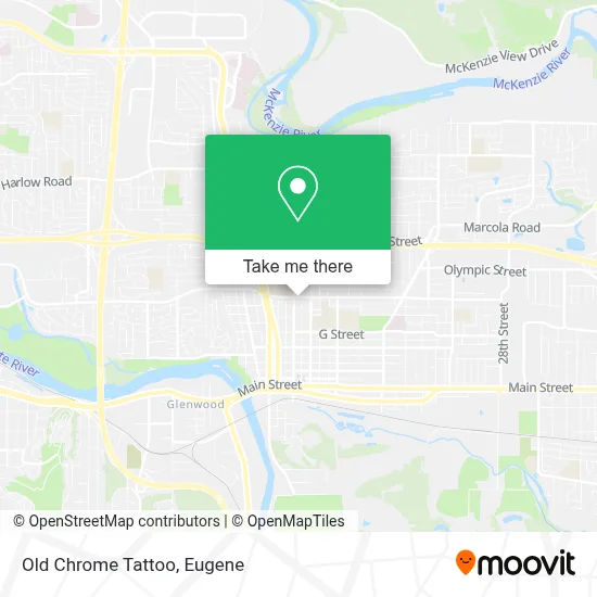 Old Chrome Tattoo map