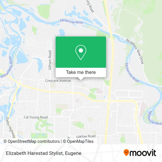 Elizabeth Harestad Stylist map