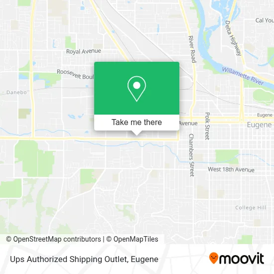Ups Authorized Shipping Outlet map
