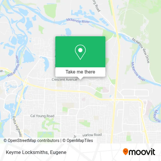 Keyme Locksmiths map