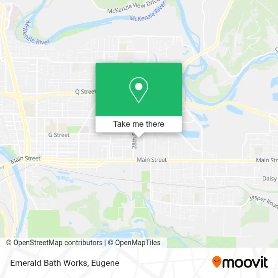Emerald Bath Works map