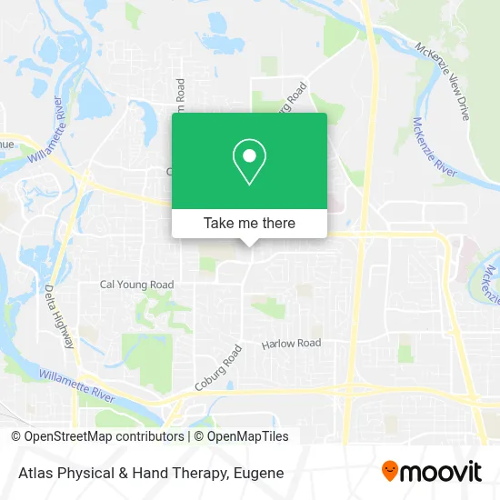 Atlas Physical & Hand Therapy map