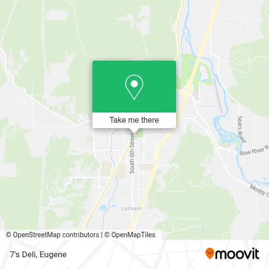 7's Deli map