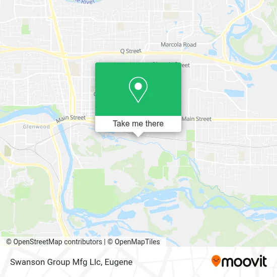 Swanson Group Mfg Llc map