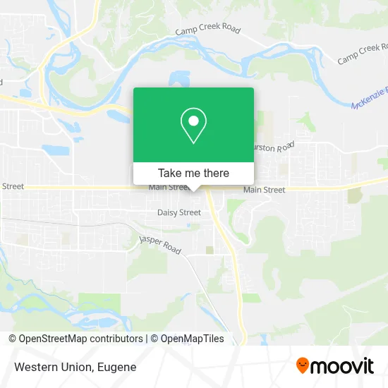 Western Union map