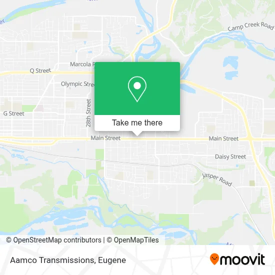 Aamco Transmissions map