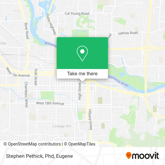 Stephen Pethick, Phd map