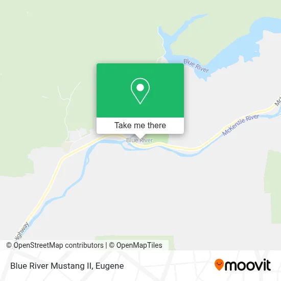 Blue River Mustang II map