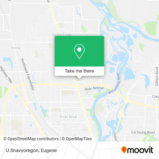 U.Snavyoregon map