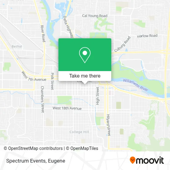 Spectrum Events map