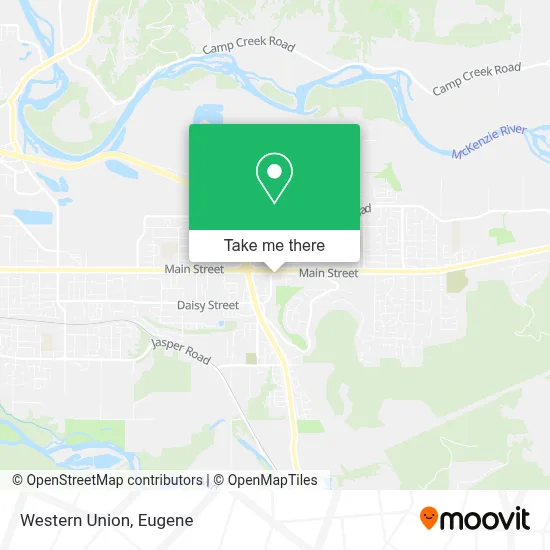 Western Union map