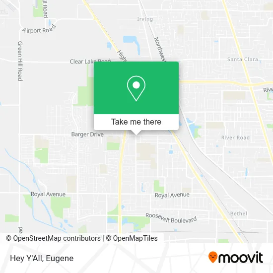Hey Y'All map