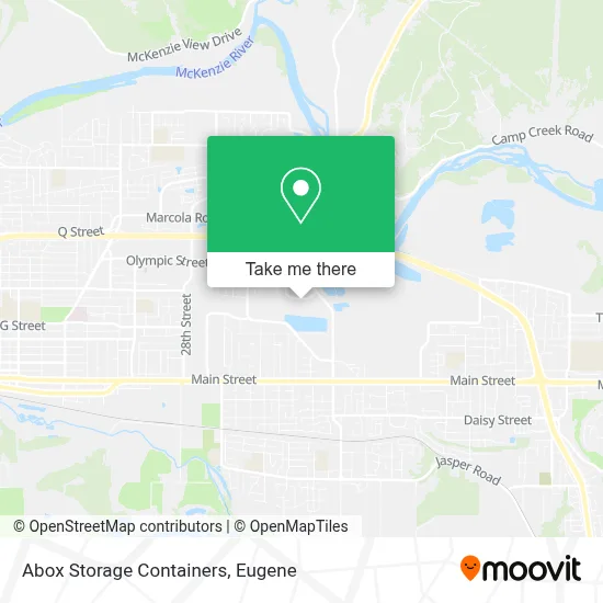 Abox Storage Containers map