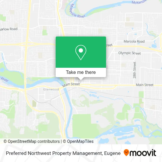 Preferred Northwest Property Management map