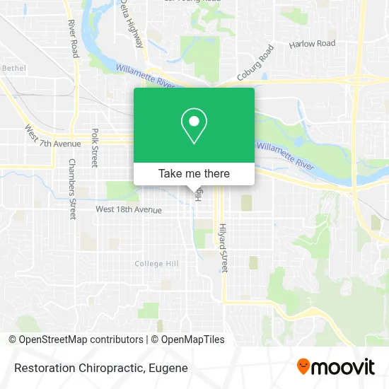 Restoration Chiropractic map