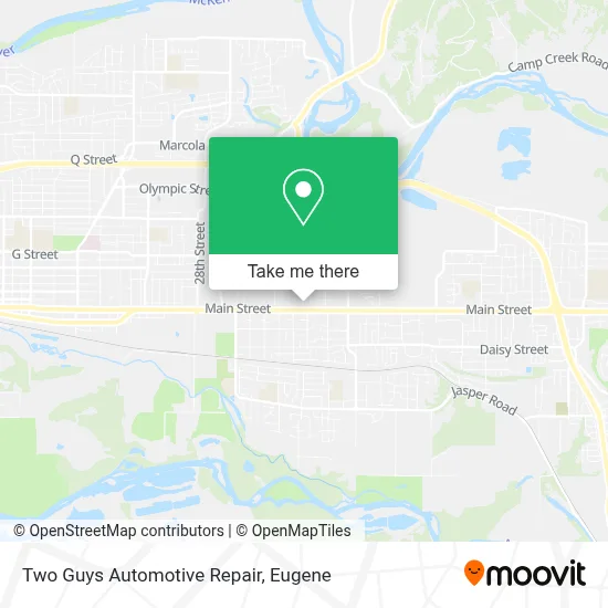 Two Guys Automotive Repair map