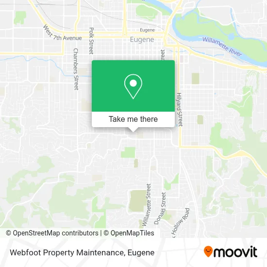 Webfoot Property Maintenance map