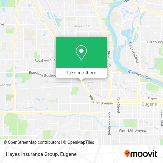 Hayes Insurance Group map