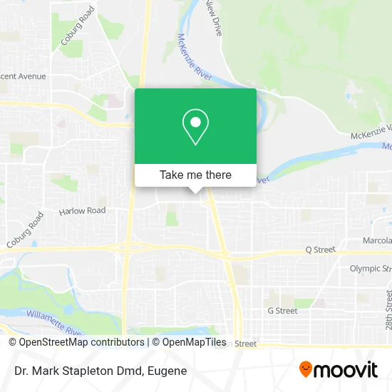 Dr. Mark Stapleton Dmd map