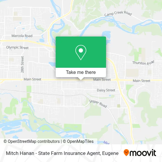 Mitch Hanan - State Farm Insurance Agent map