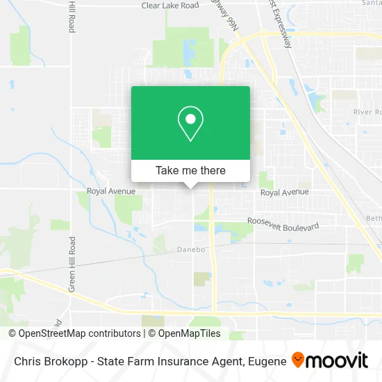 Chris Brokopp - State Farm Insurance Agent map