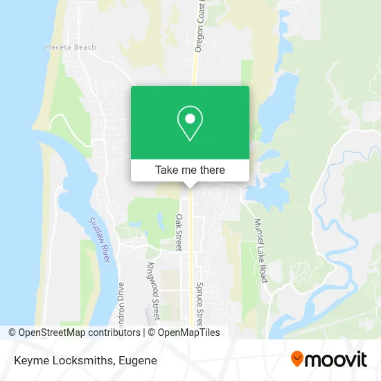 Keyme Locksmiths map