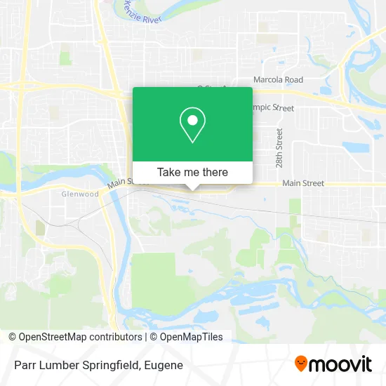 Parr Lumber Springfield map