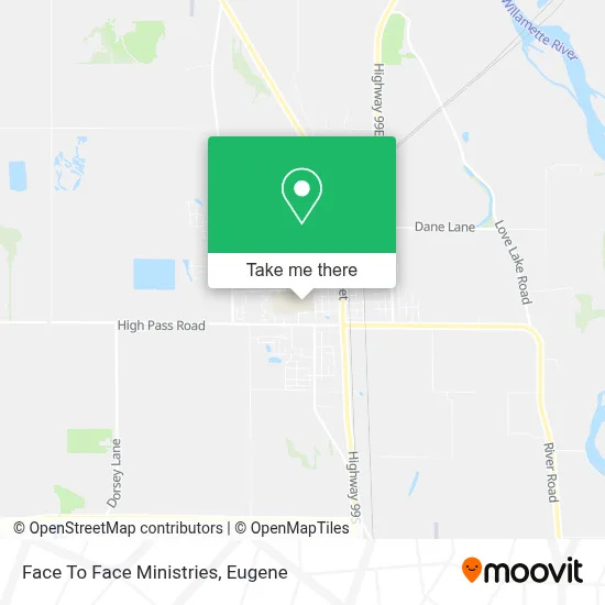Face To Face Ministries map