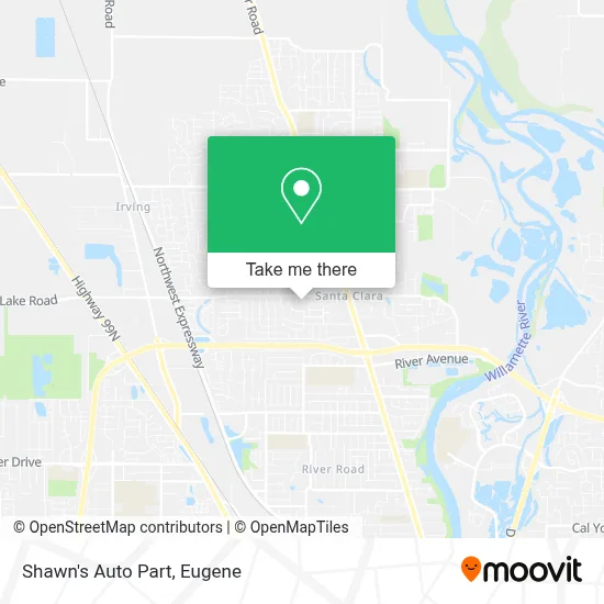 Shawn's Auto Part map