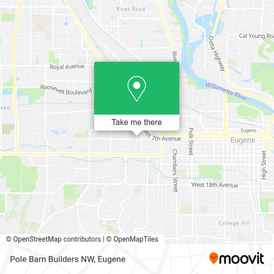 Pole Barn Builders NW map