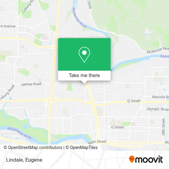 Lindale map