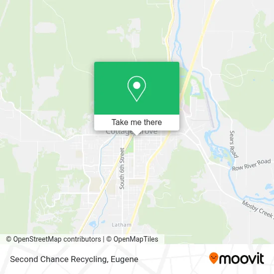 Second Chance Recycling map