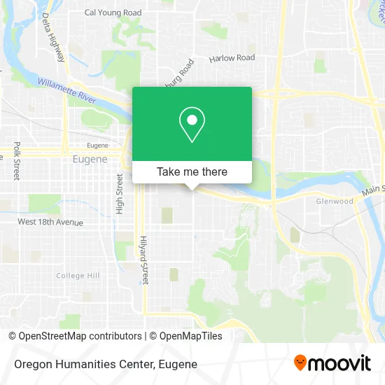 Oregon Humanities Center map