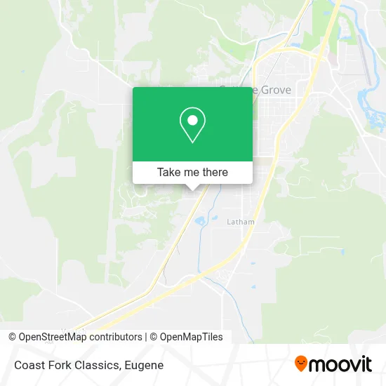 Coast Fork Classics map