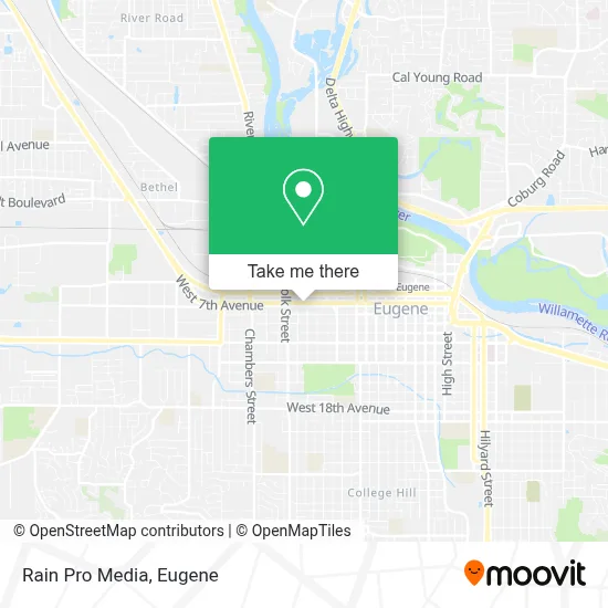 Rain Pro Media map