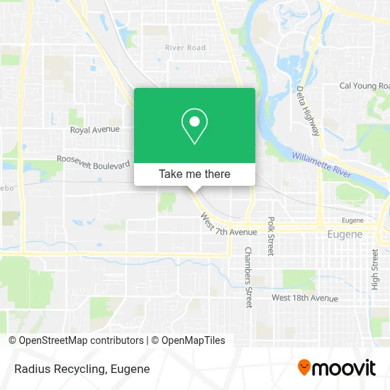 Radius Recycling map