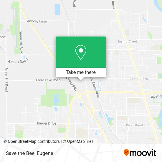 Save the Bee map