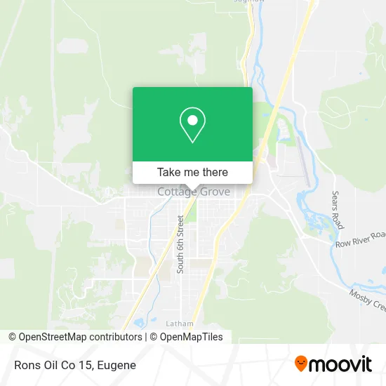 Rons Oil Co 15 map