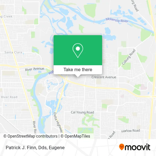 Patrick J. Finn, Dds map