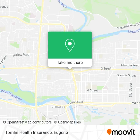 Tomlin Health Insurance map