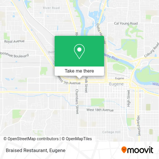 Braised Restaurant map