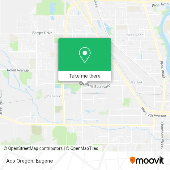 Acs Oregon map