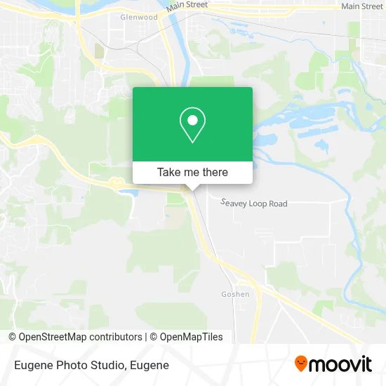 Eugene Photo Studio map