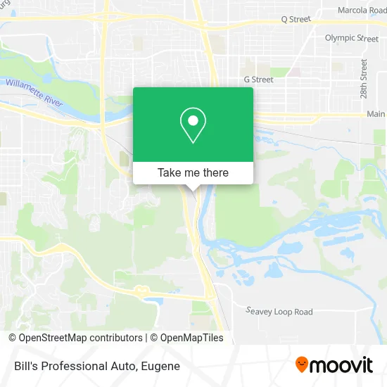 Bill's Professional Auto map