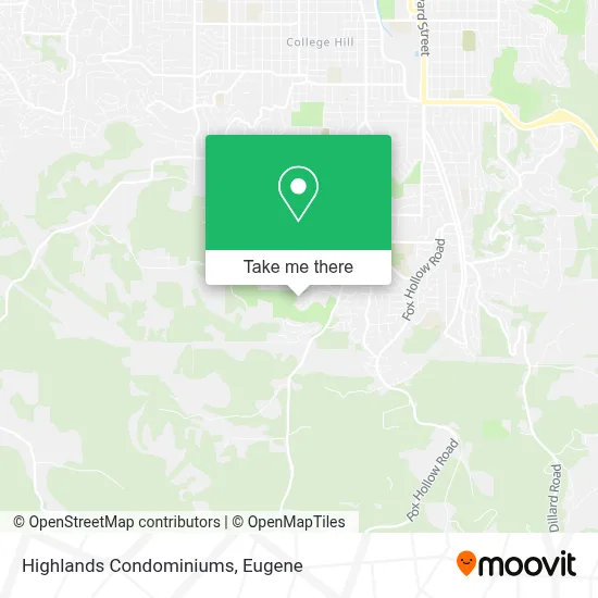 Highlands Condominiums map