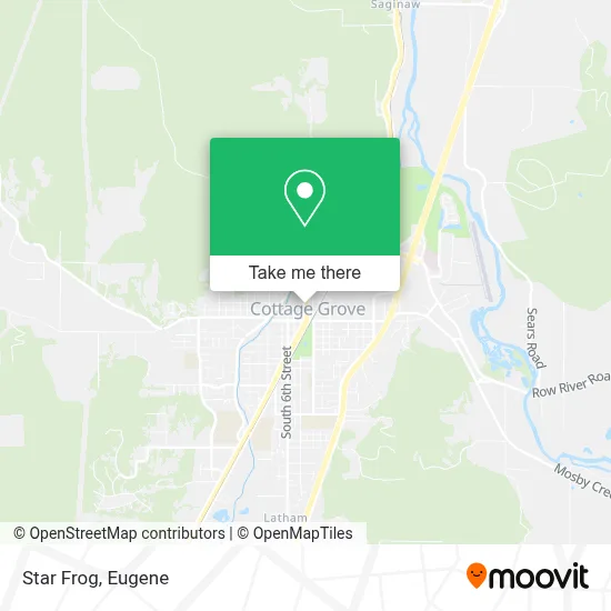 Star Frog map