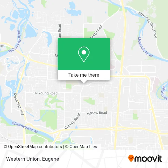 Western Union map