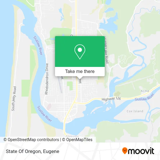 State Of Oregon map
